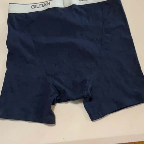 Gildan Boxer Briefs 3 Pack M 32”-34” Navy Dark Gray Light Gray New Regular Leg - Picture 3 of 7